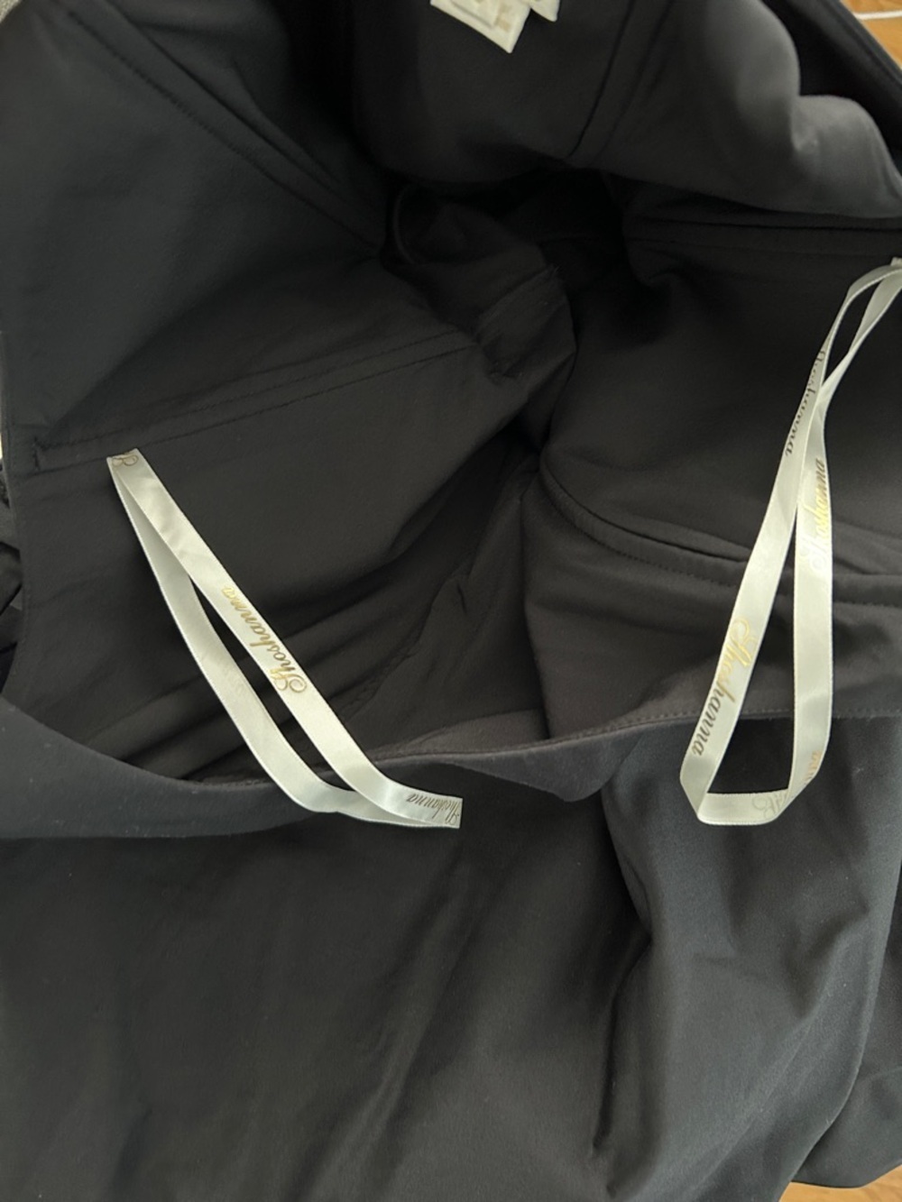 Shoshanna Black Midi Dress with Tie-Shoulder Straps - Picture 13 of 13
